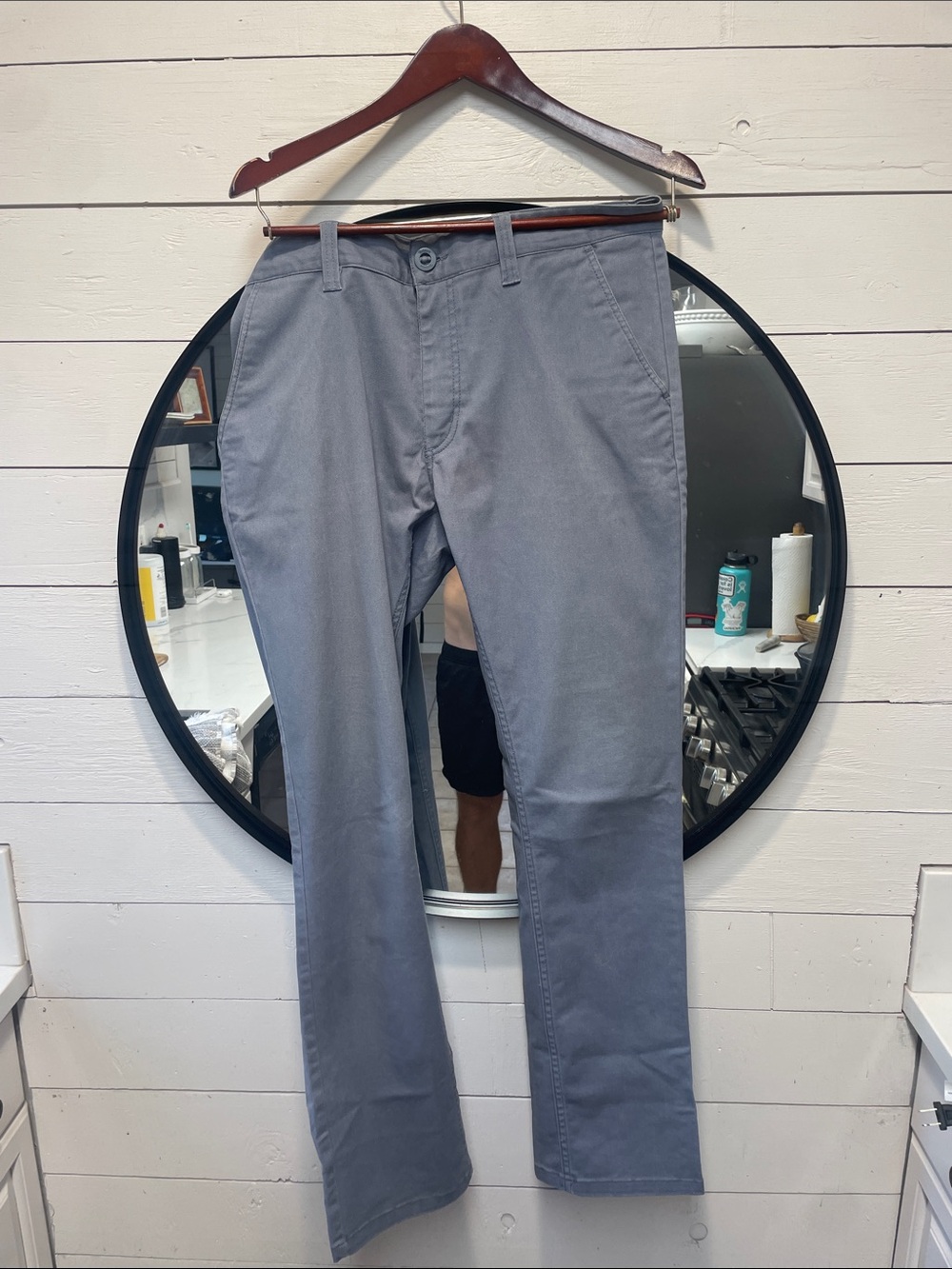 Brixton Men's Reserve Chino Pants – Size 33 – Blue – Great Condition